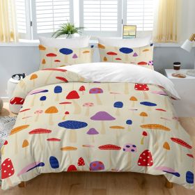Mushroom Duvet Cover Set Full Size