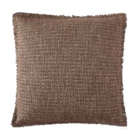 22" x 22" Brown Basket Sunny Decorative Pillow for Adults